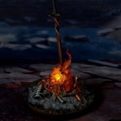 2021 Dark Souls Led Illumination Bonfire Lit Light-Up Statue