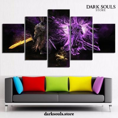 2021 New Design 5 Pieces Dark Souls Knight Canvas Wall Art