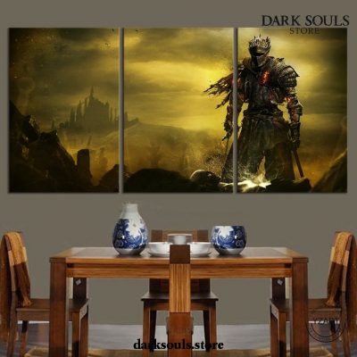 3Pcs Game Dark Souls Warrior Canvas Wall Art