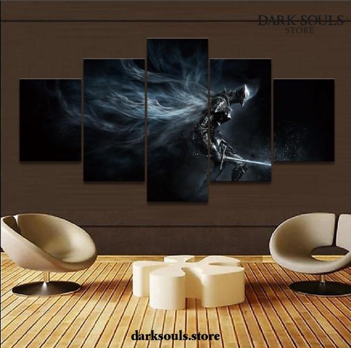 5 Pieces Dark Souls Iii Boreal Outrider Knight Canvas Wall Art