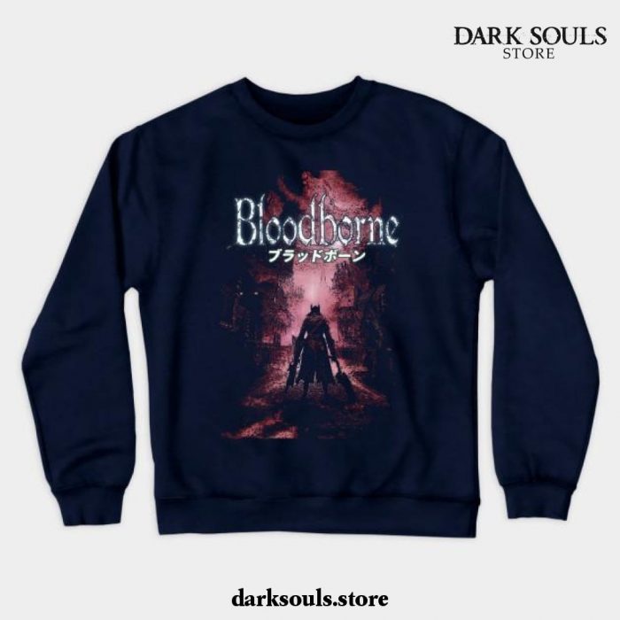 Bloodborne Crewneck Sweatshirt Navy Blue / S