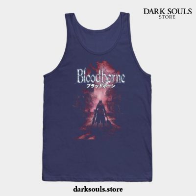 Bloodborne Tank Top Navy Blue / S