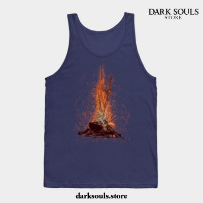 Bonfire Of Souls Tank Top Navy Blue / S