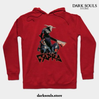 Capra Demon Unofficial Dark Souls Metal Band Tee Hoodie Red / S