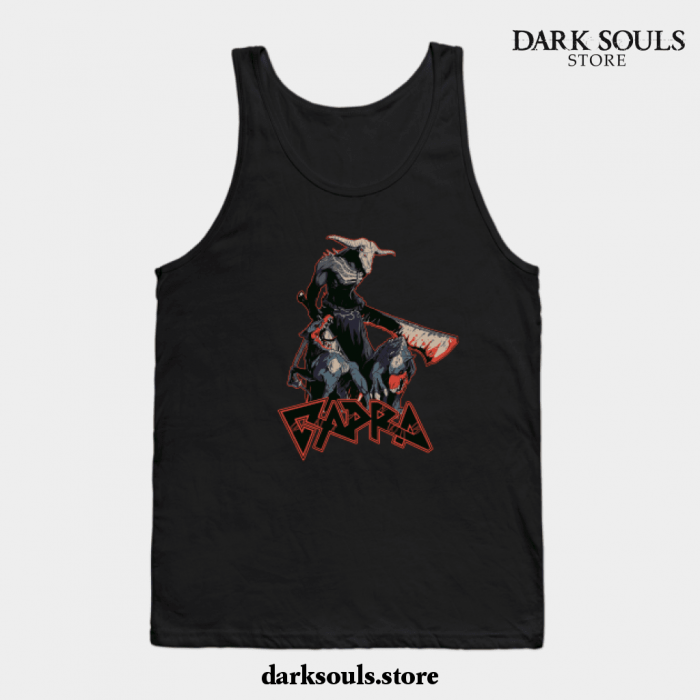 Capra Demon Unofficial Dark Souls Metal Band Tee Tank Top Black / S