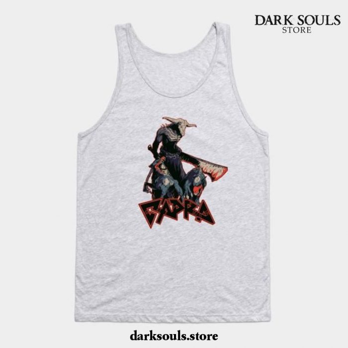 Capra Demon Unofficial Dark Souls Metal Band Tee Tank Top Gray / S