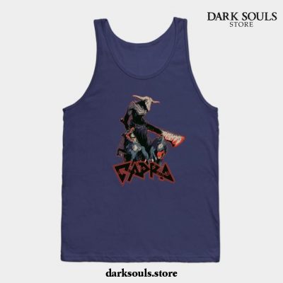 Capra Demon Unofficial Dark Souls Metal Band Tee Tank Top Navy Blue / S