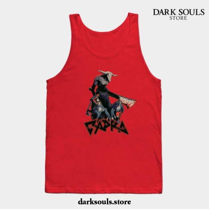 Capra Demon Unofficial Dark Souls Metal Band Tee Tank Top Red / S