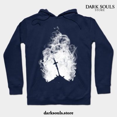 Dark Flame Hoodie Navy Blue / S