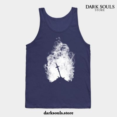 Dark Flame Tank Top Navy Blue / S