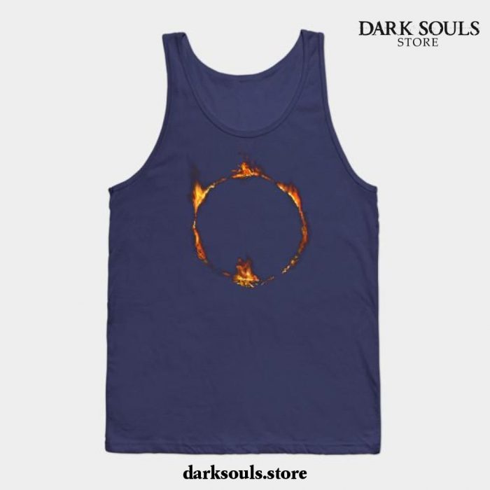 Dark Sign Tank Top Navy Blue / S