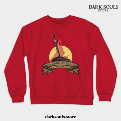 Dark Souls Crewneck Sweatshirt Red / S