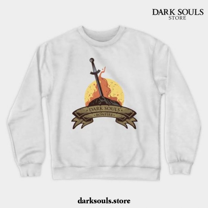 Dark Souls Crewneck Sweatshirt White / S