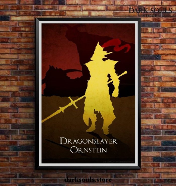 Dark Souls Dragonslayer Ornstein Minimal Poster