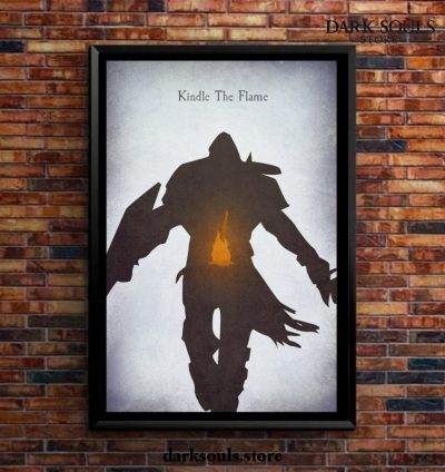 Dark Souls Kindle The Flame Minimal Poster