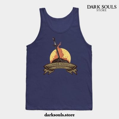 Dark Souls Tank Top Navy Blue / S