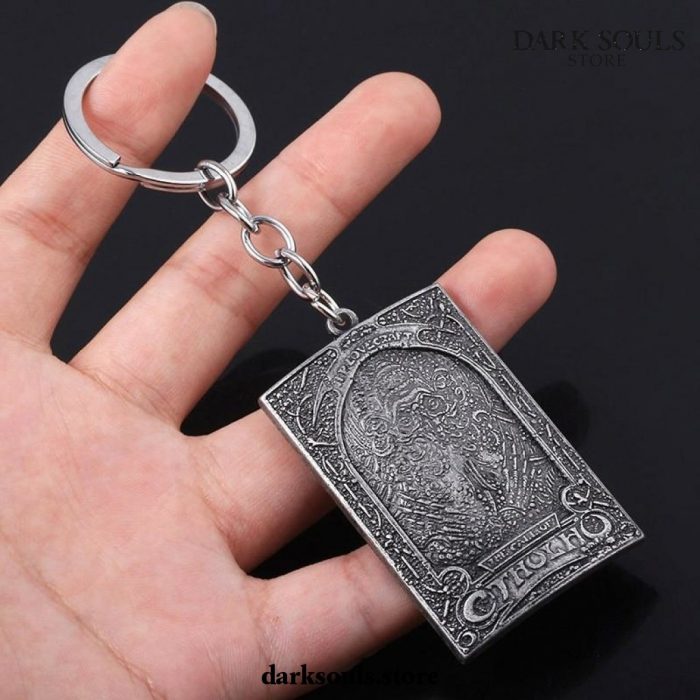 New Dark Souls Keychain - Shield Sword Pendant Metal