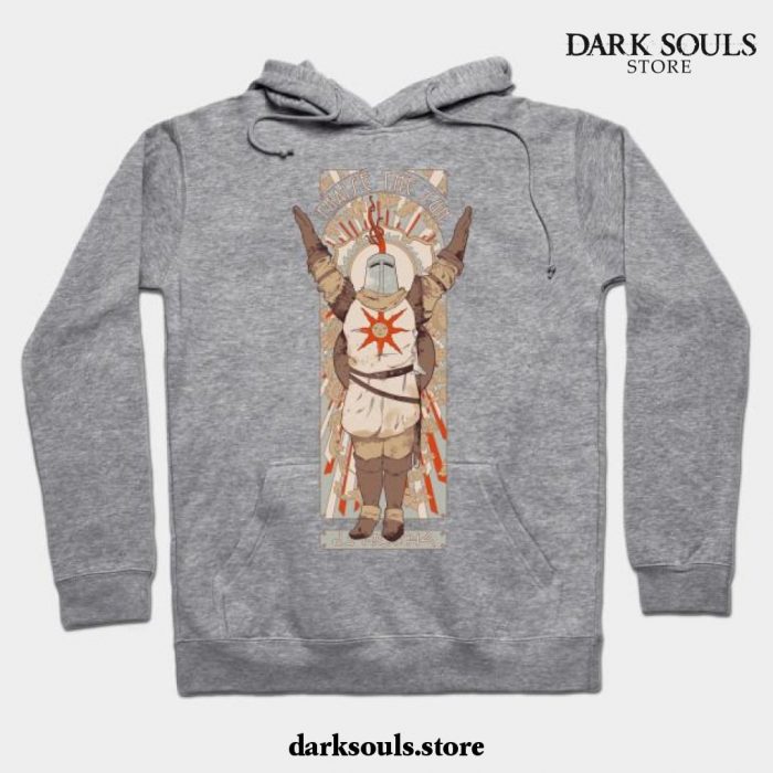 Praise The Sun Hoodie Gray / S