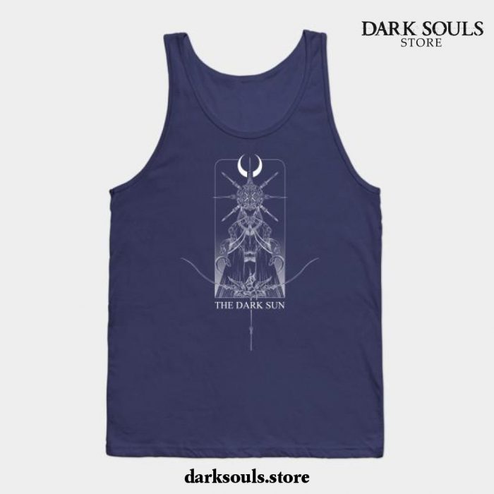 The Dark Sun Tank Top Navy Blue / S