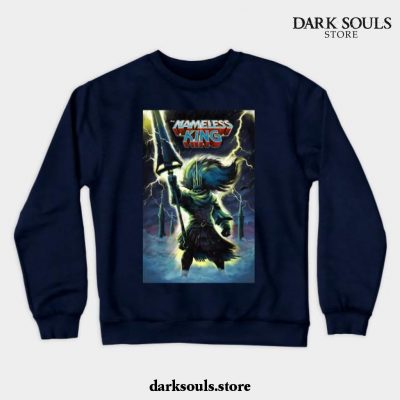 The Nameless King He-Man Mashup Crewneck Sweatshirt Navy Blue / S