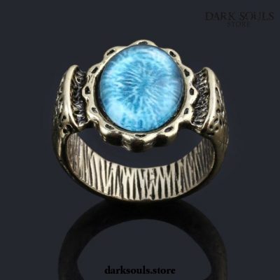 Vintage Dark Souls Devourer Of Gods Aldrich Ring 10 / Blue