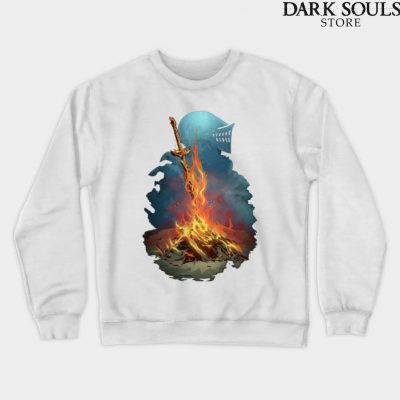 Dark Souls Bonfire Sweatshirt White / S