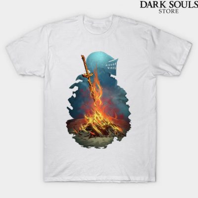 Dark Souls Bonfire T-Shirt White / S