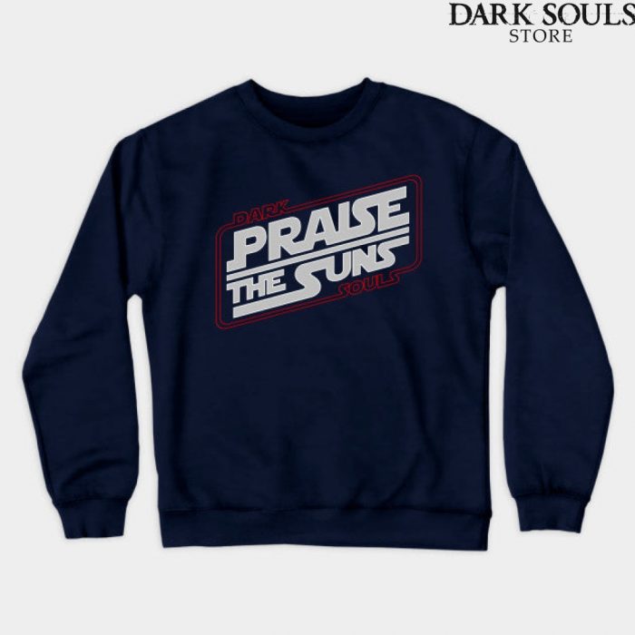 Dark Souls: Praise The Suns Sweatshirt Navy Blue / S