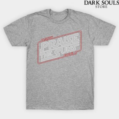 Dark Souls: Praise The Suns T-Shirt Gray / S