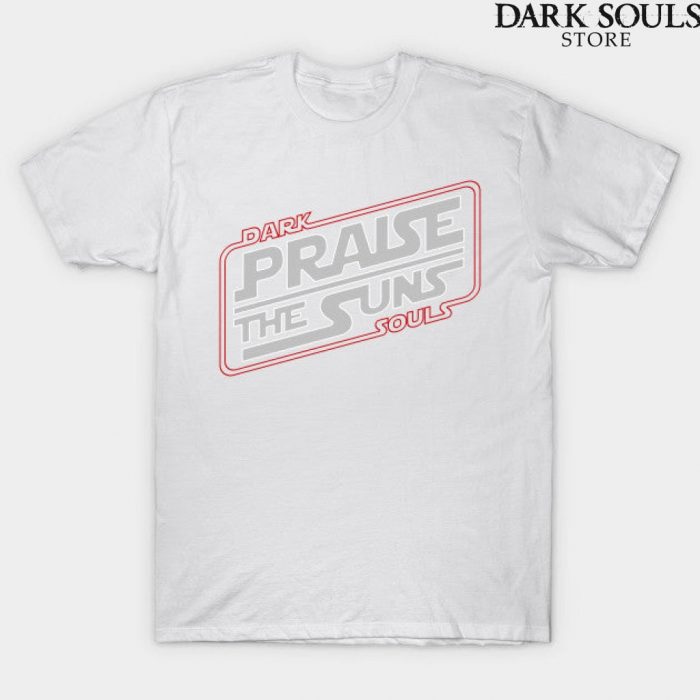 Dark Souls: Praise The Suns T-Shirt White / S