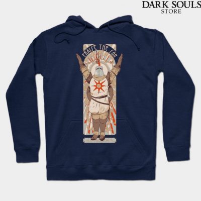 Praise The Sun Hoodie Navy Blue / S