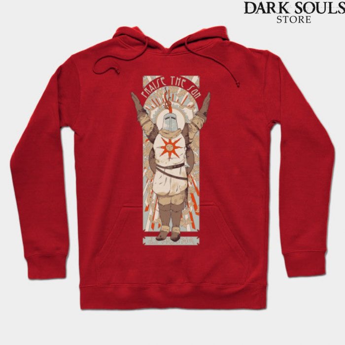 Praise The Sun Hoodie Red / S