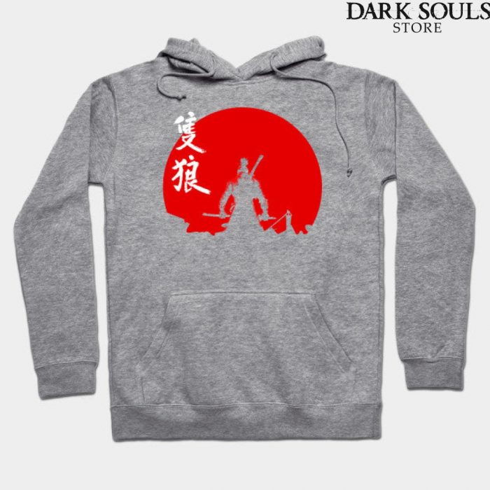 The One Armed Wolf Hoodie Gray / S