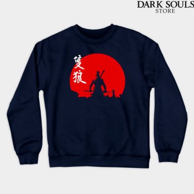 The One Armed Wolf Sweatshirt Navy Blue / S