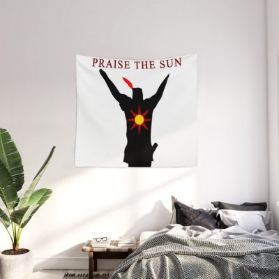 praise the sun dark gaming souls video game soulsborne tapestries 1 - Dark Souls Store