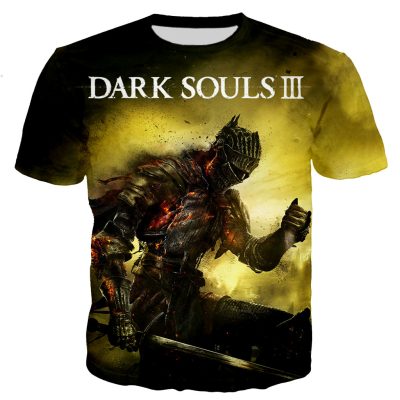 Dark Souls Men Women New Fashion Cool 3D Printed T shirts Unisex Game Casual Style Tshirt 4 - Dark Souls Store