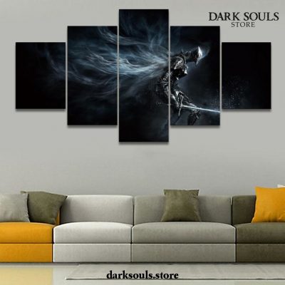 5 Pieces Dark Souls III Boreal Outrider Knight Canvas Wall Art